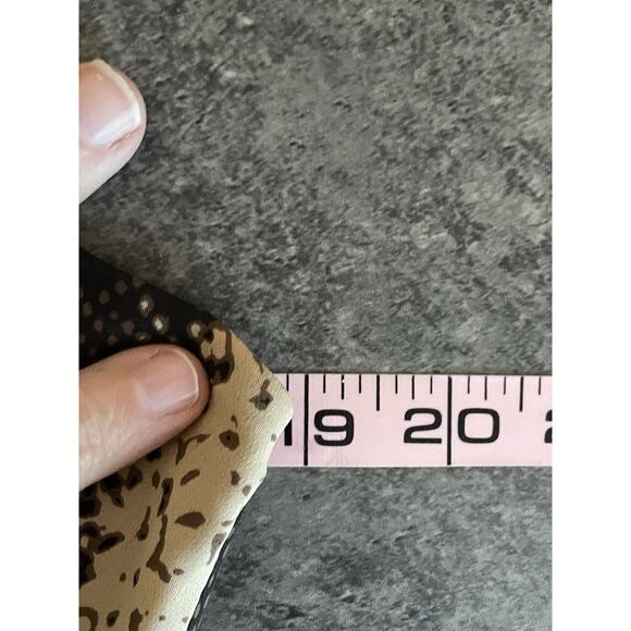 Donna Morgan‎ 100% Silk Dress Size 10 Earthy Animal Print Snakeprint Python Y2K - Picture 7 of 9